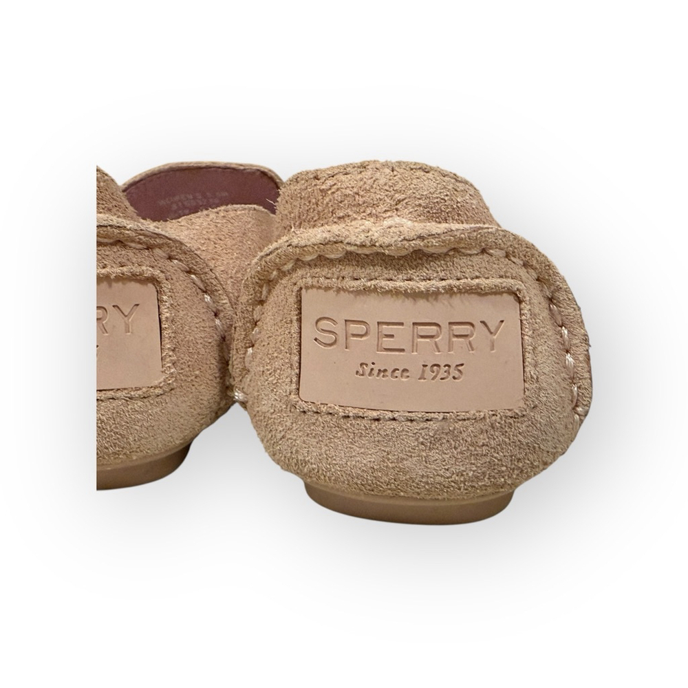 Sperry Women’s Suede Driving Loafers Flats Moccasins Light Pink Size 5.5​ - Picture 7 of 11